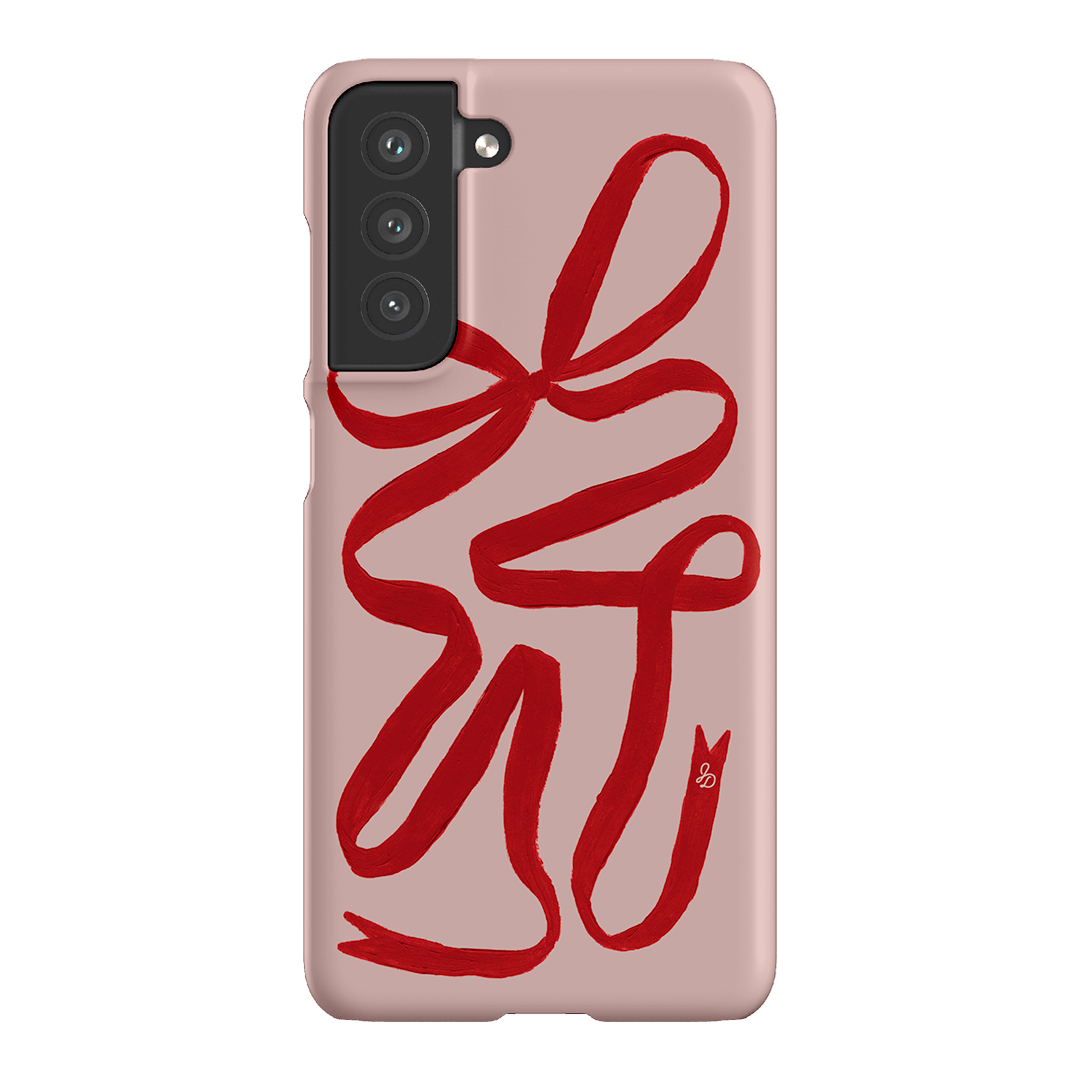 Valentine Ribbon Printed Phone Cases Samsung Galaxy S21 FE / Snap by Jasmine Dowling - The Dairy