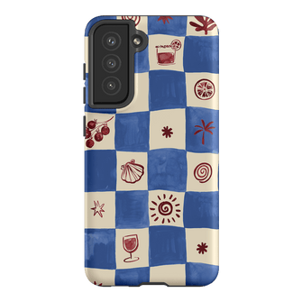 Afternoon Mezze Cornflower Printed Phone Cases Samsung Galaxy S21 FE / Armoured by Charlie Taylor - The Dairy