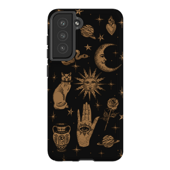 Astro Flash Noir Printed Phone Cases Samsung Galaxy S21 FE / Armoured by Veronica Tucker - The Dairy