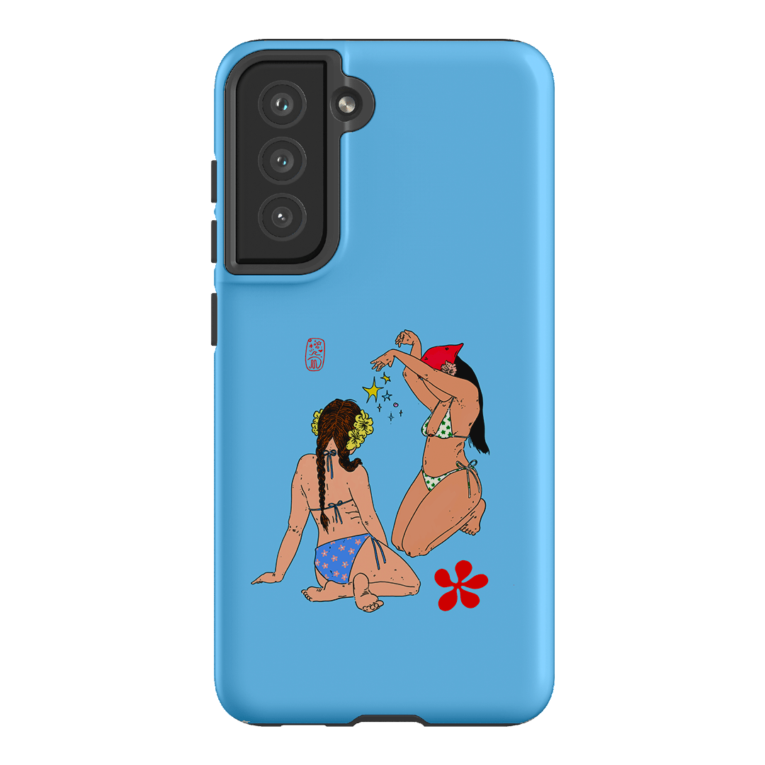 Babe Magic Blue Printed Phone Cases Samsung Galaxy S21 FE / Armoured by Easty Beasty - The Dairy