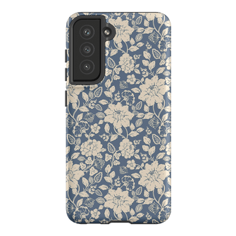 Blue Garden Printed Phone Cases Samsung Galaxy S21 FE / Armoured by Kasiags Art - The Dairy