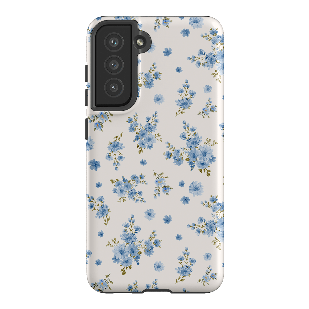 Blue Meadow Printed Phone Cases Samsung Galaxy S21 FE / Armoured by Kasiags Art - The Dairy