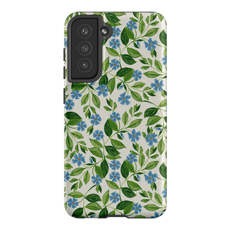 Blue Vines Printed Phone Cases Samsung Galaxy S21 FE / Armoured by Ellie Mae - The Dairy
