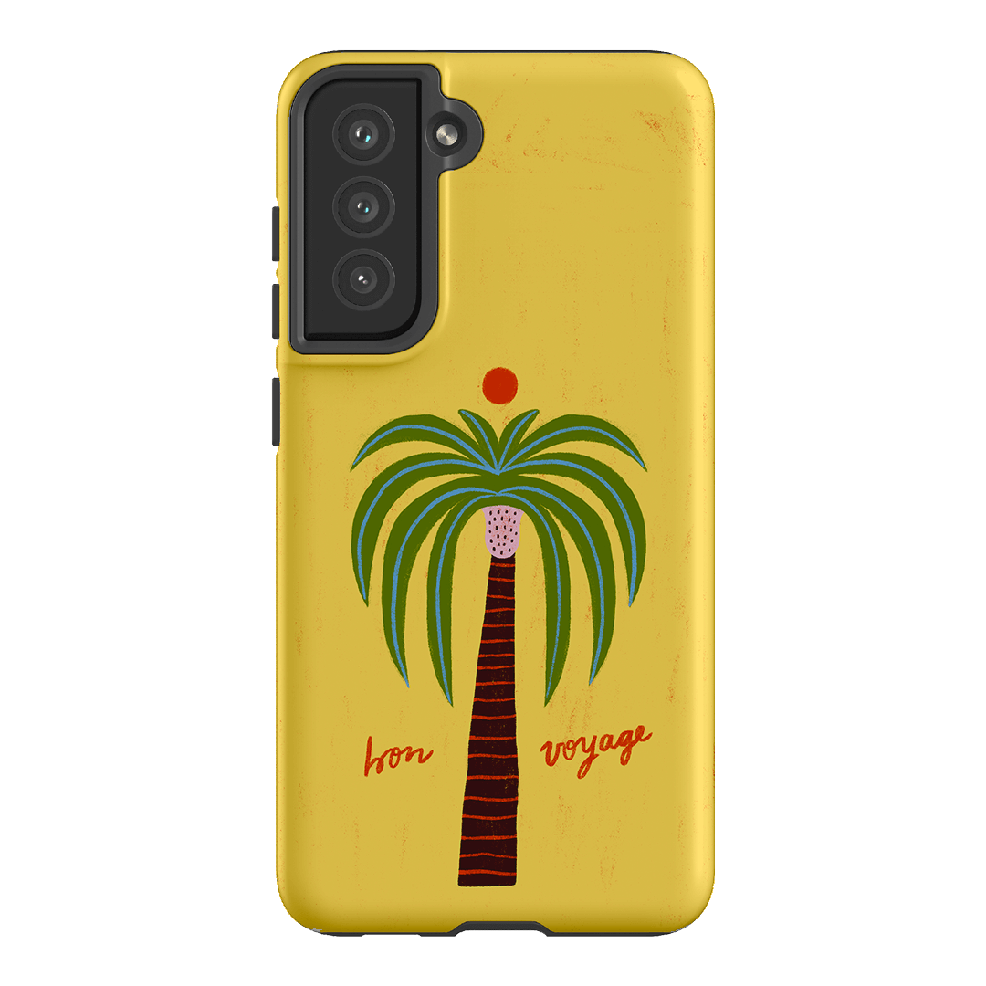 Bon Voyage Yellow Printed Phone Cases Samsung Galaxy S21 FE / Armoured by Marie Fauritte - The Dairy