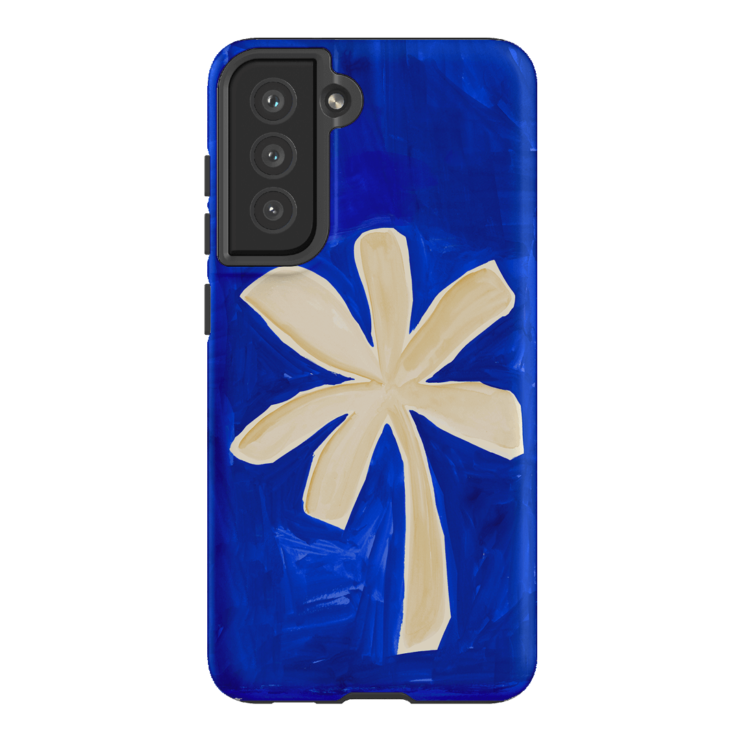 Bleu Palm Printed Phone Cases Samsung Galaxy S21 FE / Armoured by Charlie Taylor - The Dairy