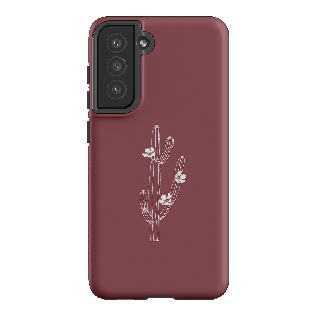 Cactus Flower Printed Phone Cases Samsung Galaxy S21 FE / Armoured by Typoflora - The Dairy