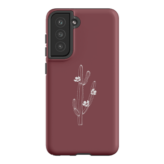 Cactus Flower Printed Phone Cases Samsung Galaxy S21 FE / Armoured by Typoflora - The Dairy