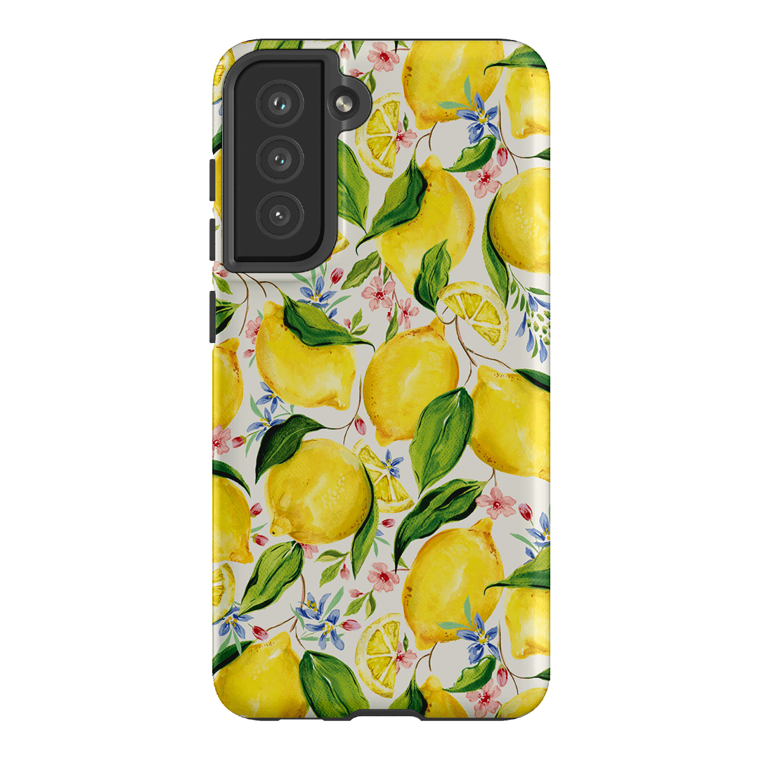 Citrus Lemon Printed Phone Cases Samsung Galaxy S21 FE / Armoured by Ellie Mae - The Dairy