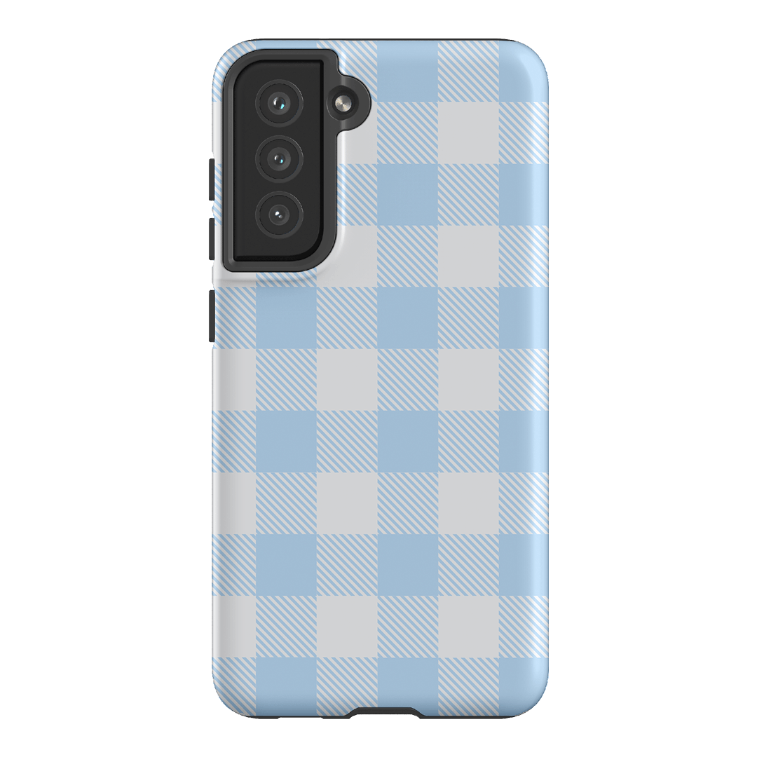 Cloud Plaid Printed Phone Cases Samsung Galaxy S21 FE / Armoured by The Dairy - The Dairy