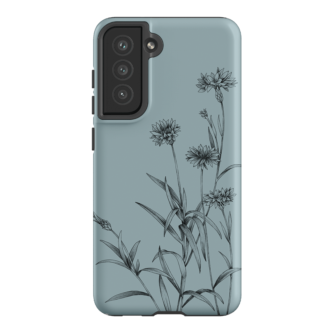 Cornflowers Study Printed Phone Cases Samsung Galaxy S21 FE / Armoured by Typoflora - The Dairy