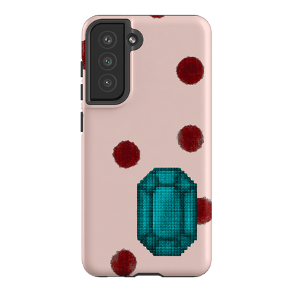 December Turquoise Printed Phone Cases Samsung Galaxy S21 FE / Armoured by Joiana - The Dairy