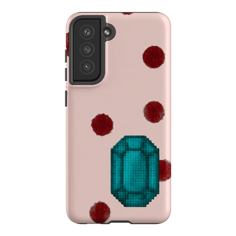 December Turquoise Printed Phone Cases Samsung Galaxy S21 FE / Armoured by Joiana - The Dairy