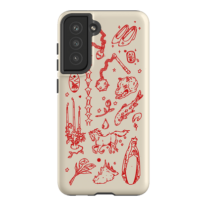 Dreamcore Cream Printed Phone Cases Samsung Galaxy S21 FE / Armoured by Easty Beasty - The Dairy
