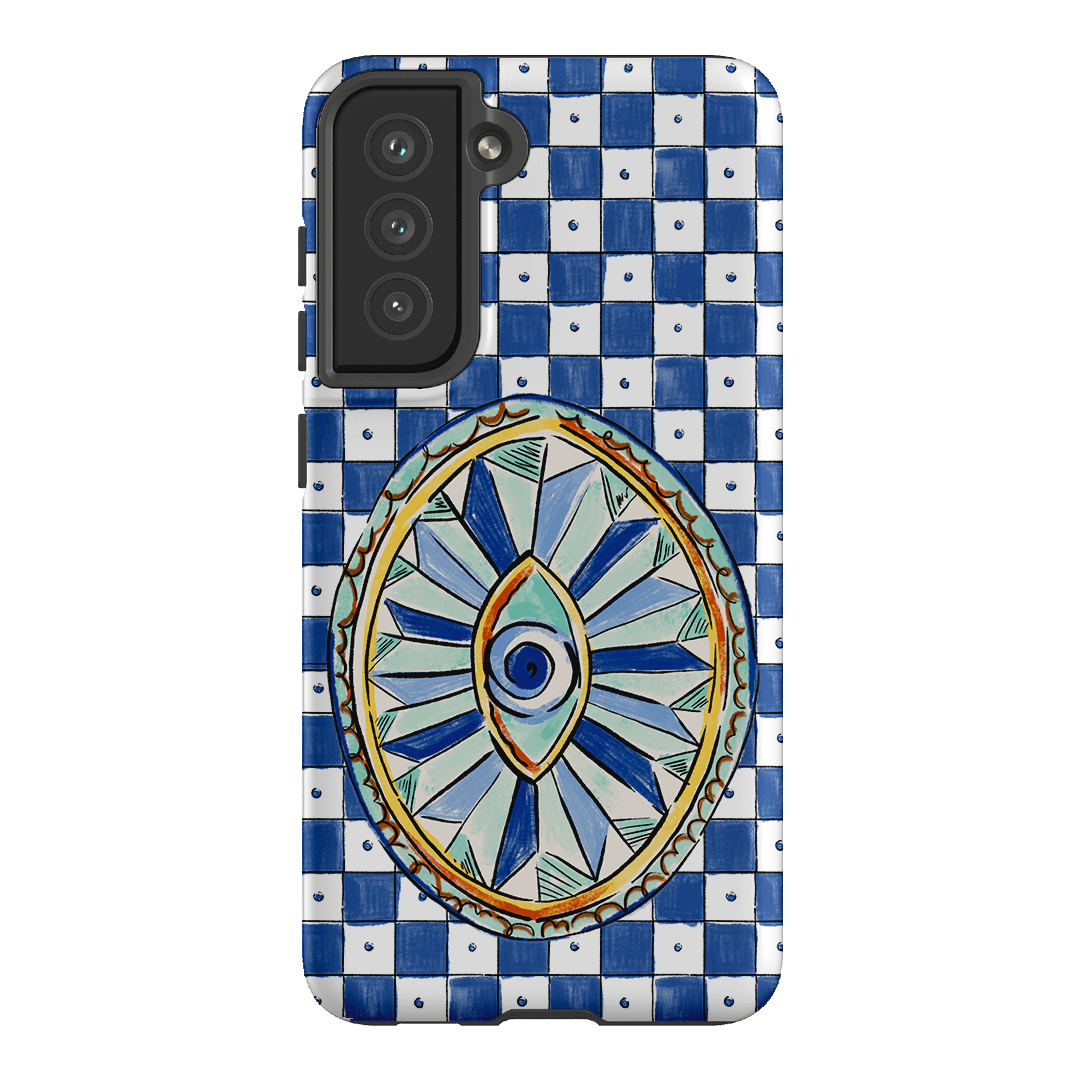 Evil Eye Printed Phone Cases Samsung Galaxy S21 FE / Armoured by Fenton & Fenton - The Dairy