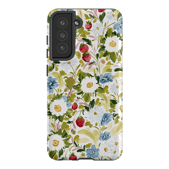 Garden Strawberries Printed Phone Cases Samsung Galaxy S21 FE / Armoured by Ellie Mae - The Dairy