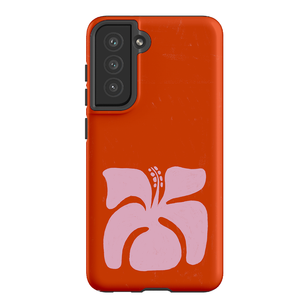 Hibiscus Crush Printed Phone Cases Samsung Galaxy S21 FE / Armoured by Marie Faurrite - The Dairy