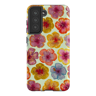 Hibiscus Holiday Sorbet Printed Phone Cases Samsung Galaxy S21 FE / Armoured by BG. Studio - The Dairy