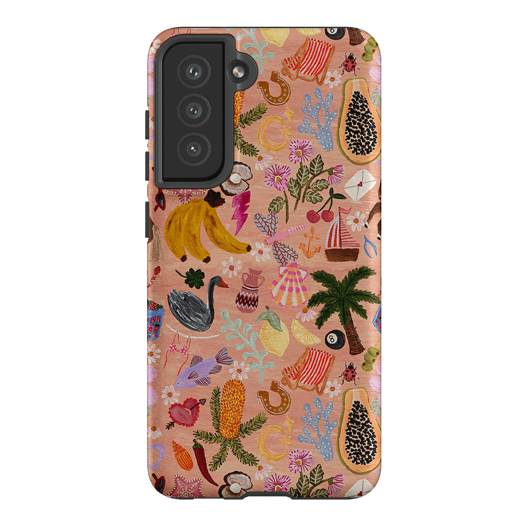 Holiday Charms Printed Phone Cases Samsung Galaxy S21 FE / Armoured by Amy Gibbs - The Dairy