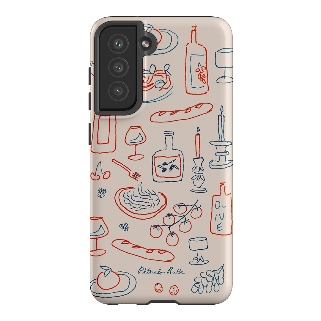 Italian Fare Printed Phone Cases Samsung Galaxy S21 FE / Armoured by Phthalo Ruth - The Dairy