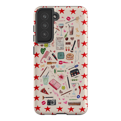 Just A Girl Printed Phone Cases Samsung Galaxy S21 FE / Armoured by BG. Studio - The Dairy