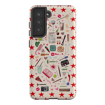 Just A Girl Printed Phone Cases Samsung Galaxy S21 FE / Armoured by BG. Studio - The Dairy