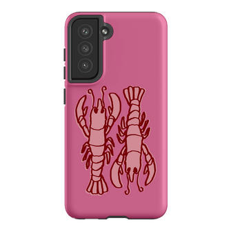 Lobster Love Pink Printed Phone Cases Samsung Galaxy S21 FE / Armoured by The Dairy - The Dairy