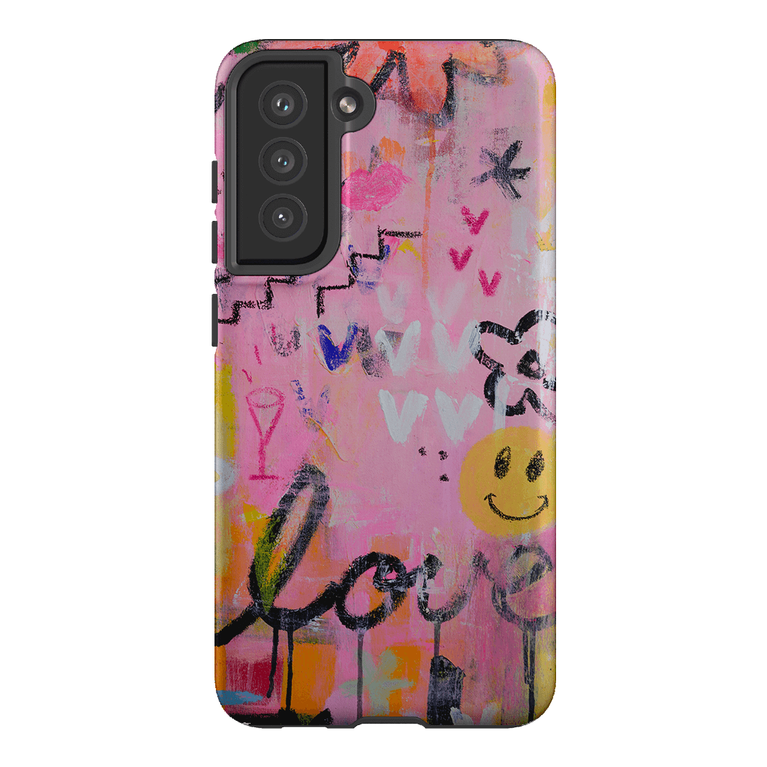 Love Smiles Printed Phone Cases Samsung Galaxy S21 FE / Armoured by Jackie Green - The Dairy