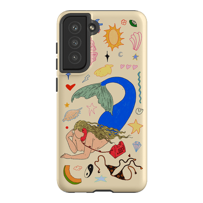 Mermaid Salad Cream Printed Phone Cases Samsung Galaxy S21 FE / Armoured by Easty Beasty - The Dairy