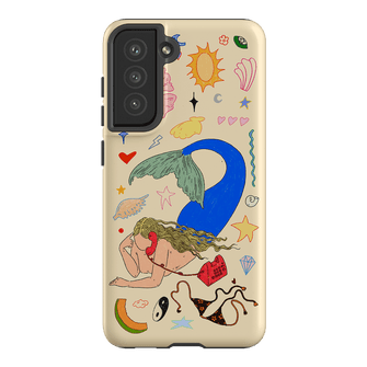 Mermaid Salad Cream Printed Phone Cases Samsung Galaxy S21 FE / Armoured by Easty Beasty - The Dairy