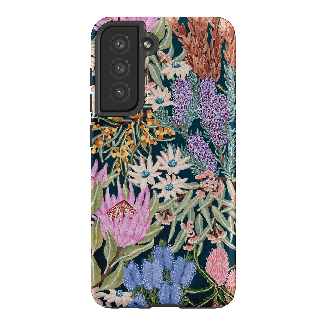 Moonlit Floral Printed Phone Cases Samsung Galaxy S21 FE / Armoured by Amy Gibbs - The Dairy
