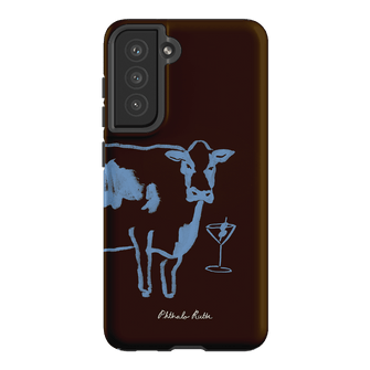 Mootini Espresso Printed Phone Cases Samsung Galaxy S21 FE / Armoured by Phthalo Ruth - The Dairy