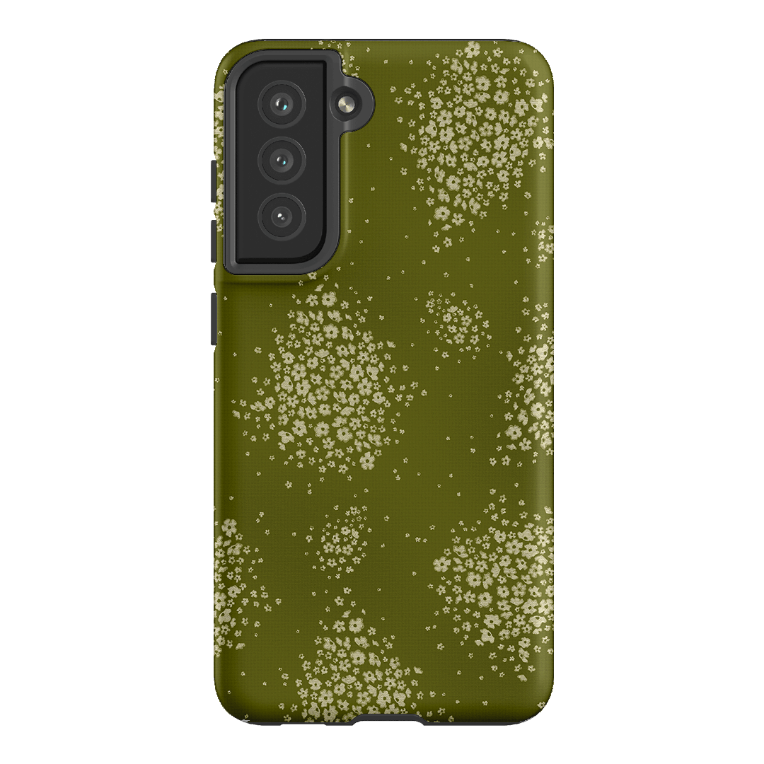 Olive Bloom Printed Phone Cases Samsung Galaxy S21 FE / Armoured by Veronica Tucker - The Dairy