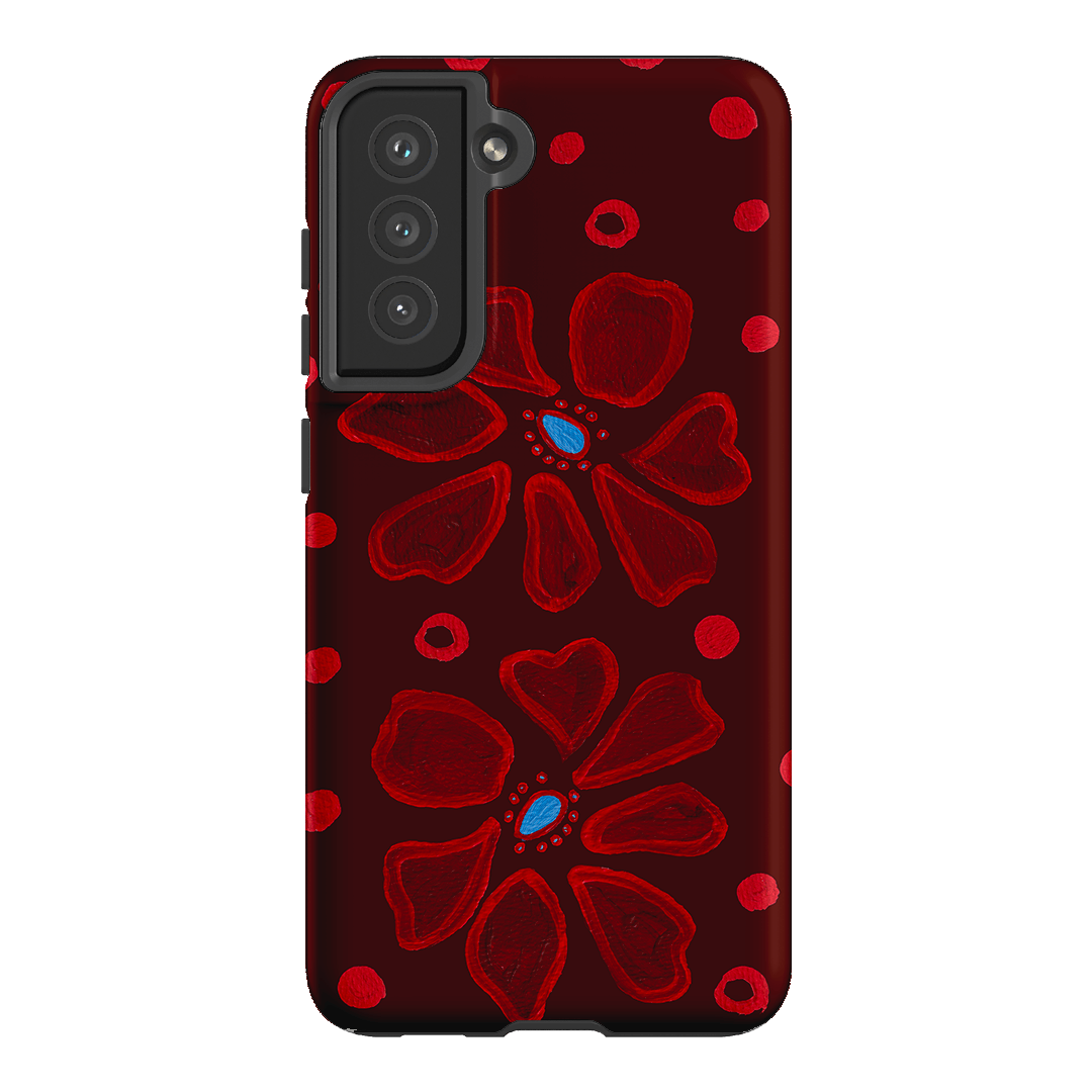 Painted Petal Rouge Printed Phone Cases Samsung Galaxy S21 FE / Armoured by BG. Studio - The Dairy