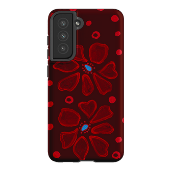 Painted Petal Rouge Printed Phone Cases Samsung Galaxy S21 FE / Armoured by BG. Studio - The Dairy
