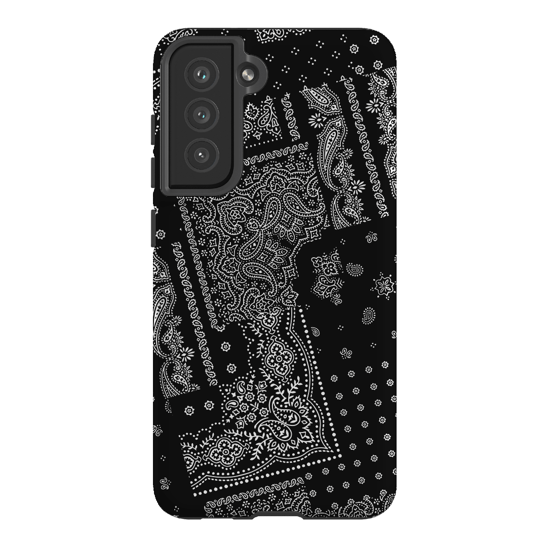 Paisley Noir Printed Phone Cases Samsung Galaxy S21 FE / Armoured by The Dairy - The Dairy