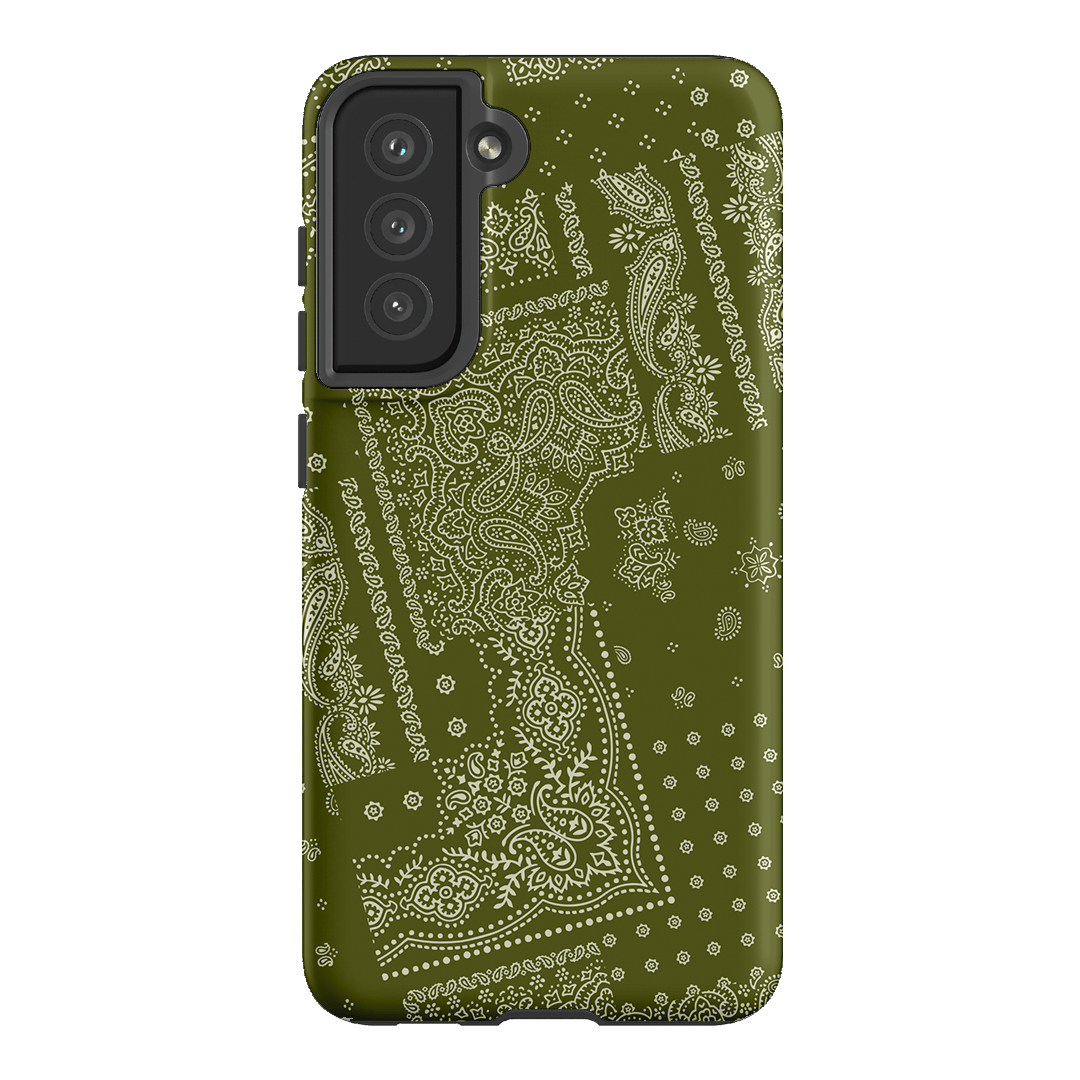 Paisley Fern Printed Phone Cases Samsung Galaxy S21 FE / Armoured by The Dairy - The Dairy