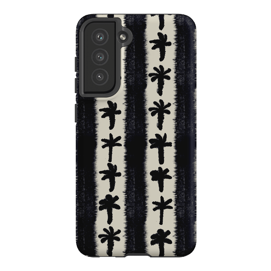 Palm Stripe Printed Phone Cases Samsung Galaxy S21 FE / Armoured by Desmond & Dempsey - The Dairy