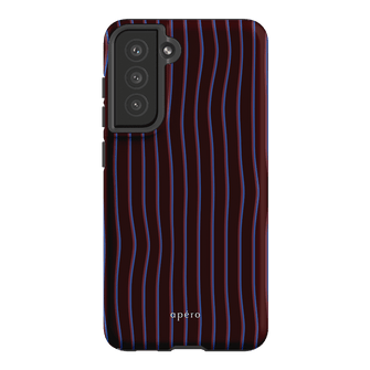 Panama Burgundy Printed Phone Cases Samsung Galaxy S21 FE / Armoured by Apero - The Dairy