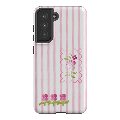 Patchwork Pink Printed Phone Cases Samsung Galaxy S21 FE / Armoured by Kayla Carr - The Dairy
