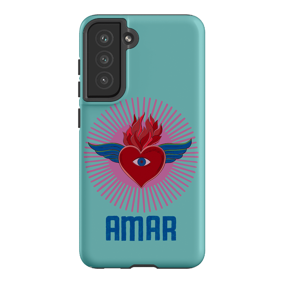 Sacred Heart Printed Phone Cases Samsung Galaxy S21 FE / Armoured by Fenton & Fenton - The Dairy