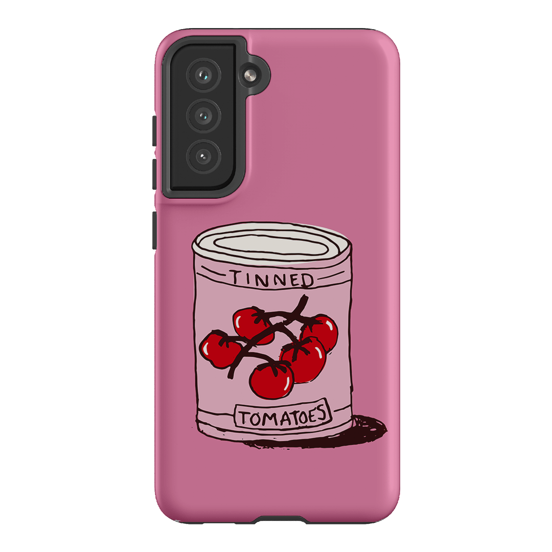 Saucy Pink Printed Phone Cases Samsung Galaxy S21 FE / Armoured by The Dairy - The Dairy