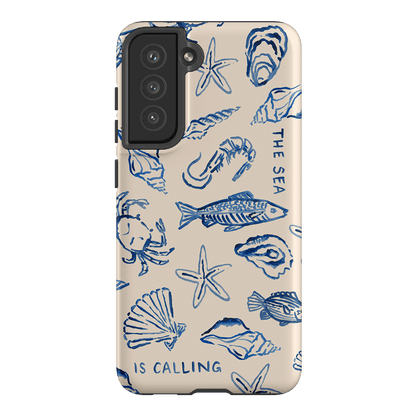 Sea Call Printed Phone Cases Samsung Galaxy S21 FE / Armoured by Cass Deller - The Dairy