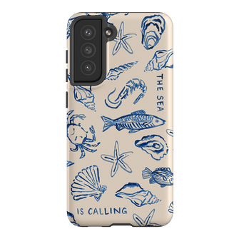 Sea Call Printed Phone Cases Samsung Galaxy S21 FE / Armoured by Cass Deller - The Dairy