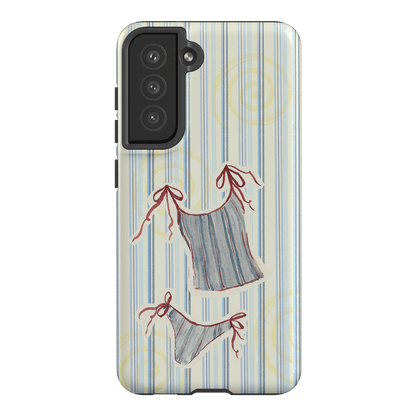 Stripe Tankini Printed Phone Cases Samsung Galaxy S21 FE / Armoured by Kayla Carr - The Dairy