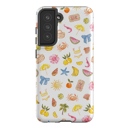 Summer Icons Printed Phone Cases Samsung Galaxy S21 FE / Armoured by Cass Deller - The Dairy