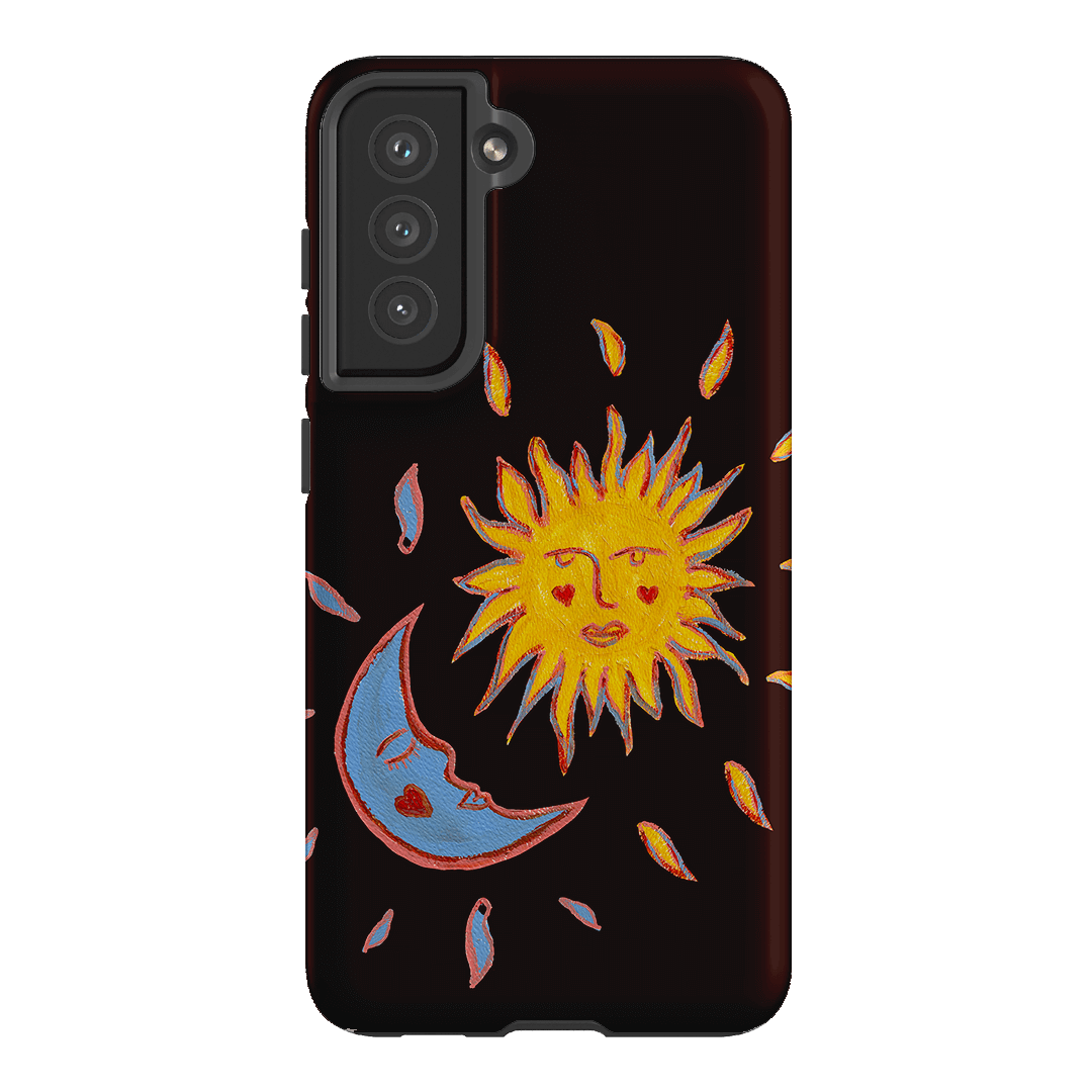 Sun & Moon Plum Printed Phone Cases Samsung Galaxy S21 FE / Armoured by BG. Studio - The Dairy