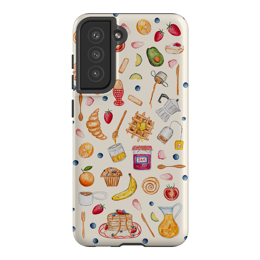 Sunday Breakfast Printed Phone Cases Samsung Galaxy S21 FE / Armoured by BG. Studio - The Dairy