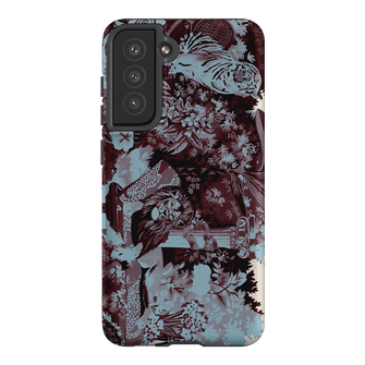 Tippi Blue Printed Phone Cases Samsung Galaxy S21 FE / Armoured by Desmond & Dempsey - The Dairy