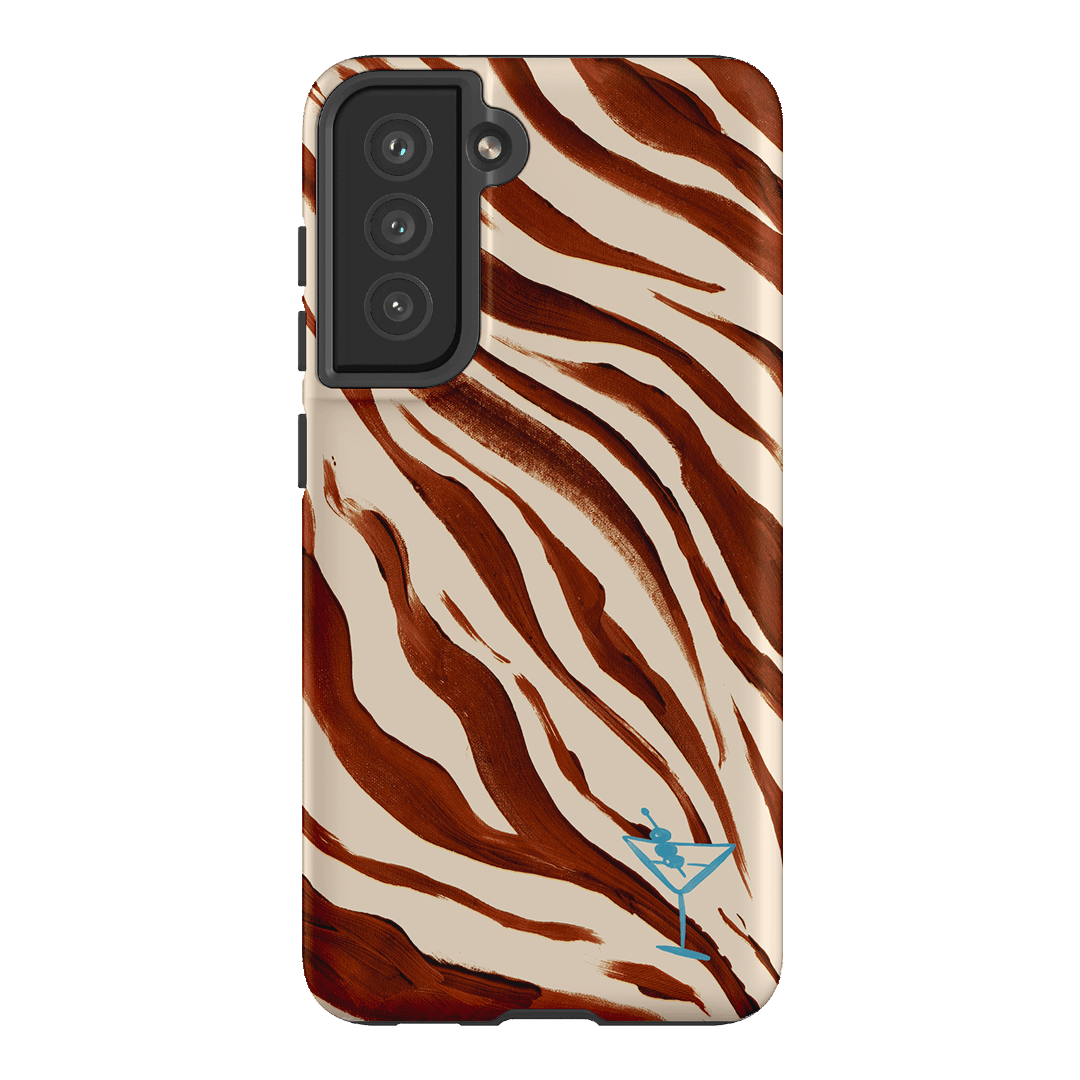 Zebra Tini Printed Phone Cases Samsung Galaxy S21 FE / Armoured by Charlie Taylor - The Dairy