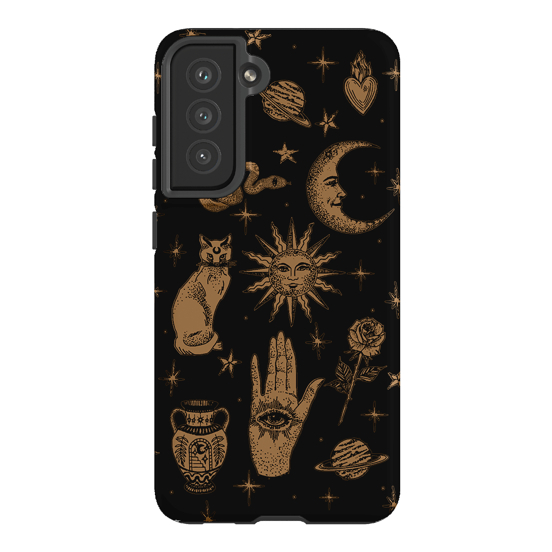 Astro Flash Noir Printed Phone Cases Samsung Galaxy S21 FE / Armoured by Veronica Tucker - The Dairy